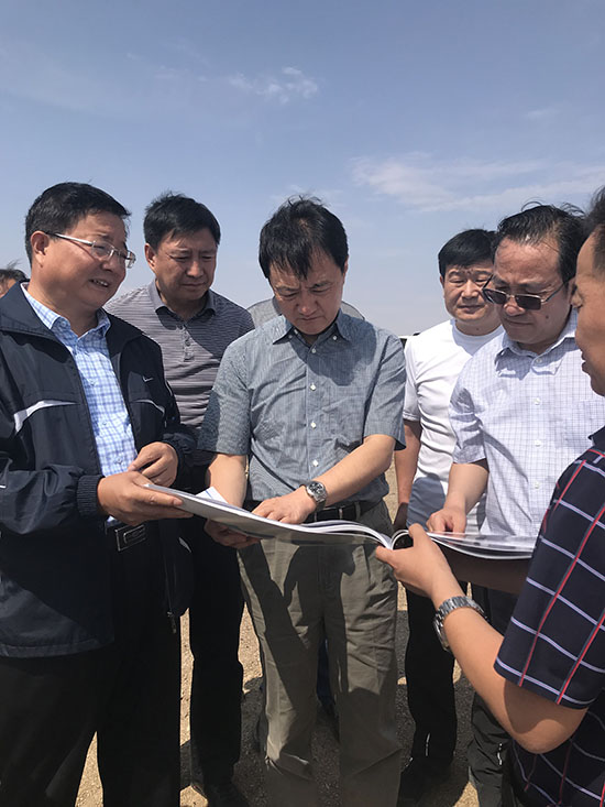 中央生态环保督察组"回头看"在宁夏 郄建荣 摄